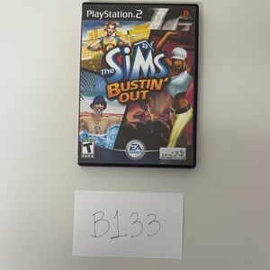 Sony PlayStation 2 The Sims Bustin' Out Video Game